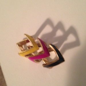 Stackable Chevron Rings (3)