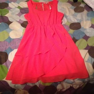 Coral dress
