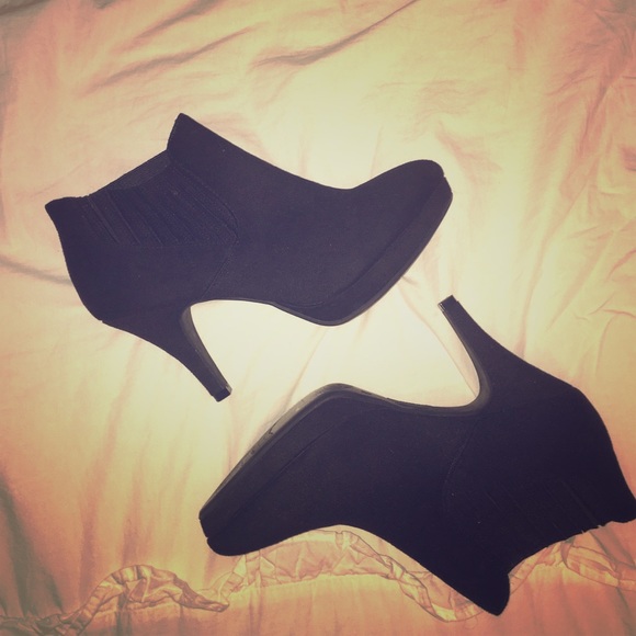 Cute heeled booties