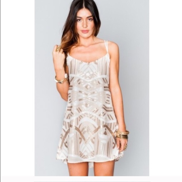 New Show Me Your MuMu sequin Dress.  Small w/ tags