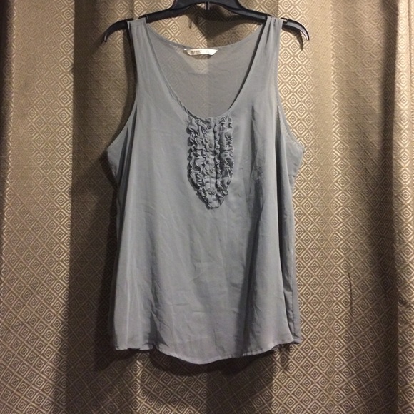 Old Navy size large sheer gray tank