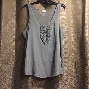 Old Navy size large sheer gray tank