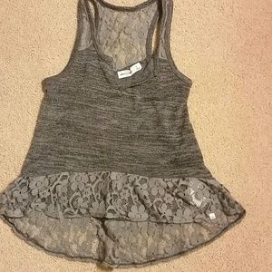 Abercrombie kids lace muscle tee