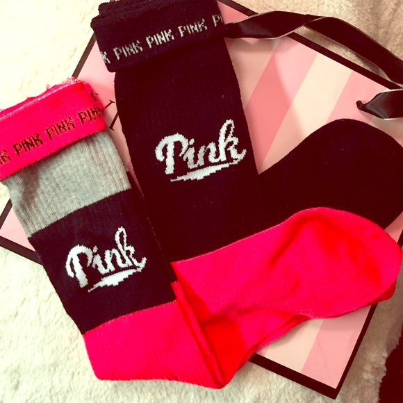 NWOT VS PINK Knee-High Socks