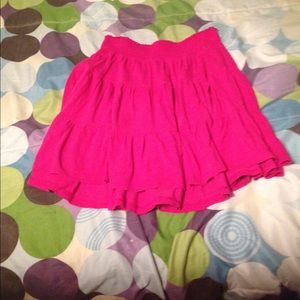 Pink cotton skirt