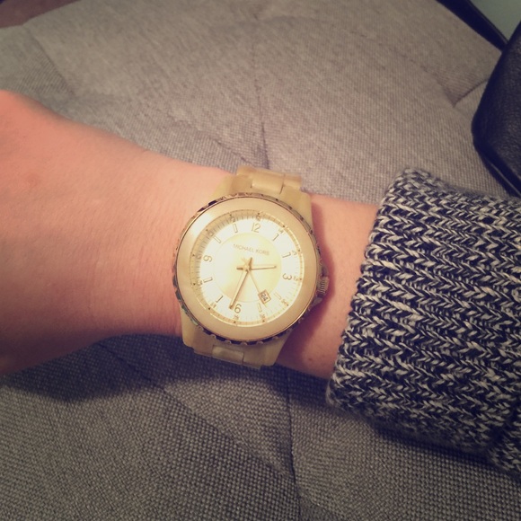 Authentic MK Ivory Watch