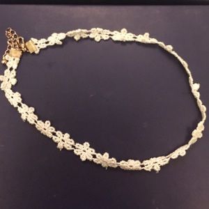 Forever 21 "choker" flower necklace