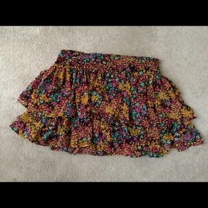 London Jean Skirts - SOLD London Jean floral ruffle layered skirt London Jean Skirts - SOLD London Jean floral ruffle layered skirt