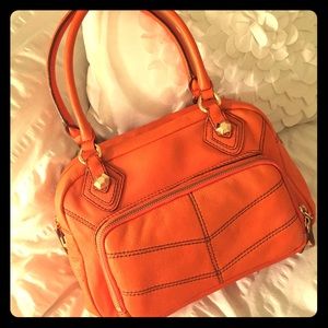 ORYANY Orange leather handbag