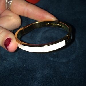 Kate spade gold and white bracelet