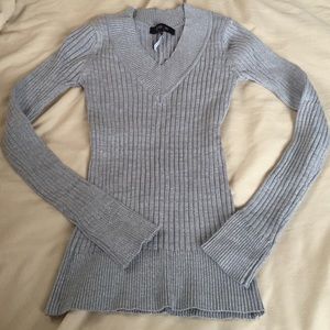 Silver sparkly sweater size small