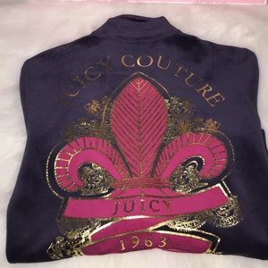 Juicy Couture Navy Velour Tracksuit
