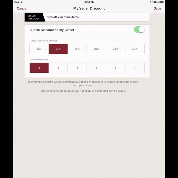 10% off Bundles of two or more!  😎💜🎁👍