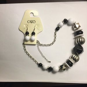 Cato Necklace & Earring Pair