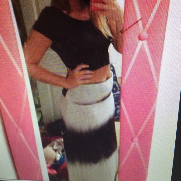 Tie Dye maxi skirt