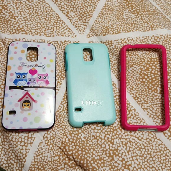 Samsung Galaxy S5 2 cases 1 bumper.