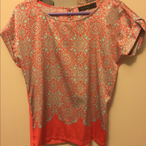 Mixed media orange and real top!
