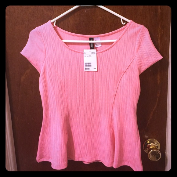 H&M peplum top.