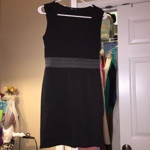 Black dress w/ grey band from Forever 21. Medium.
