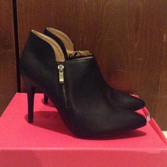 Leather Heeled Booties