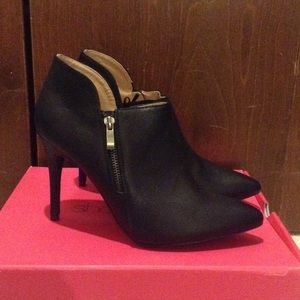 Leather Heeled Booties