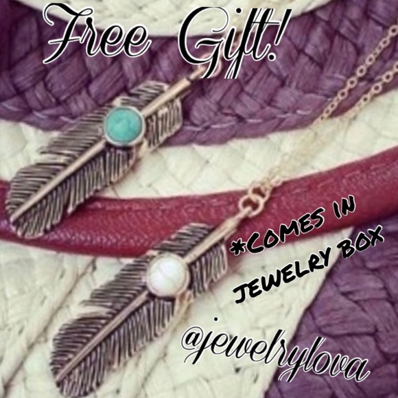 Vintage Boho Feather Necklace