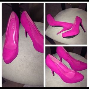 Fuchsia Pink Heels