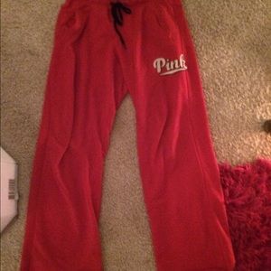 pink boyfriend pants