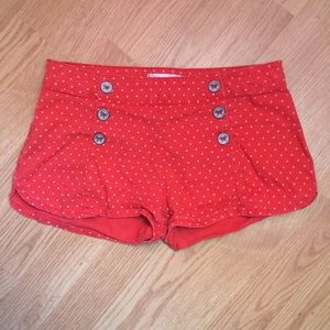 High Waisted Polka Dot Shorts