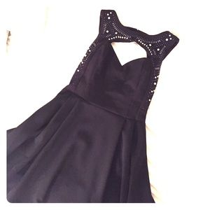 GUESS fit n flare party dress