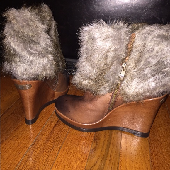 Vince Camuto wedges booties