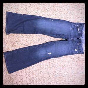 Gap jeans sexy boot size 16. Factory distressed