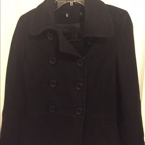 Black pea coat