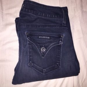Dark wash Hudson jeans