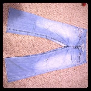 American eagle boyfriend jeans size 16 long