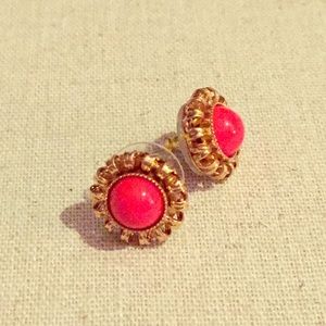 Stella and Dot | Orange/Red Earrings