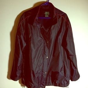 Ralph Lauren navy blue wind breaker.