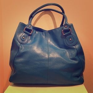 H&M spacious and sturdy Bright blue tote bag