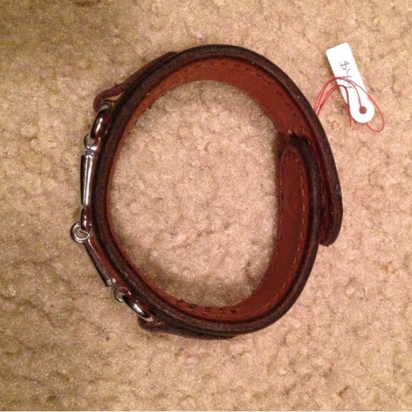 SALE!! NWT Orange Leather Bracelet - Picture 3 of 4