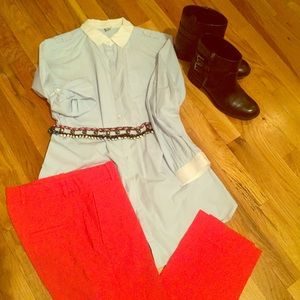Zara Tops - Zara Baby Blue Button Down Shirt size: Small Zara Tops - Zara Baby Blue Button Down Shirt size: Small