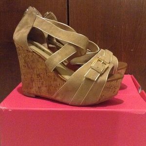 Suede Platform Wedges