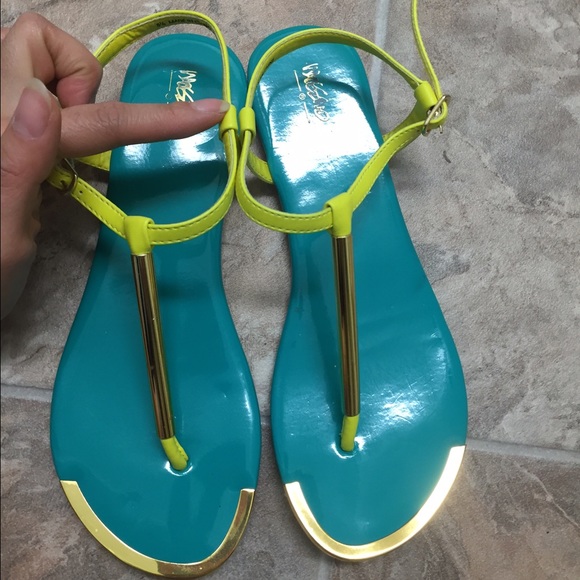 Mossimo Turquoise Sandals