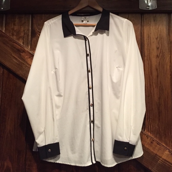 Black and White Dress Shirt