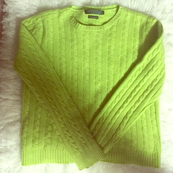 Lime Green Lauren Ralph Lauren sweater