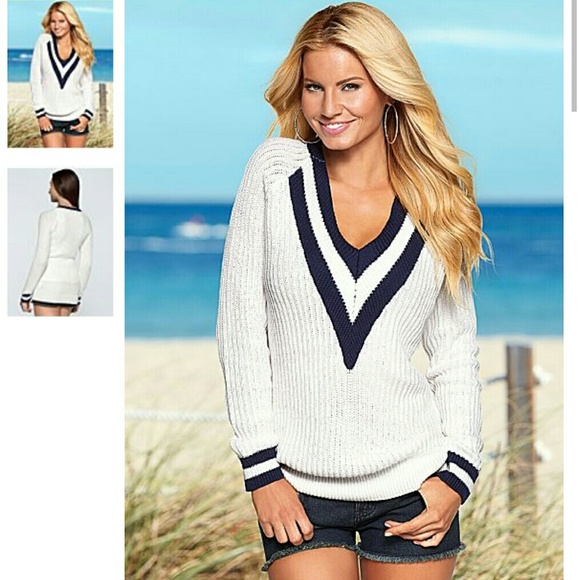 The Limited Sweaters - Host Pick♡ Large V Neck Cut Sweater The Limited♡