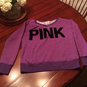 PINK size M purple sweatshirt