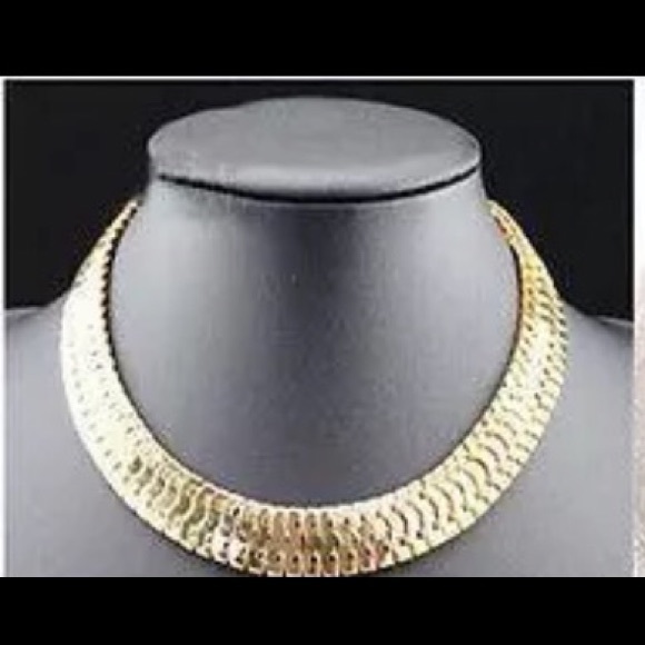Women's Statement Choker Snake Chain