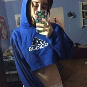 vintage adidas crop sweater