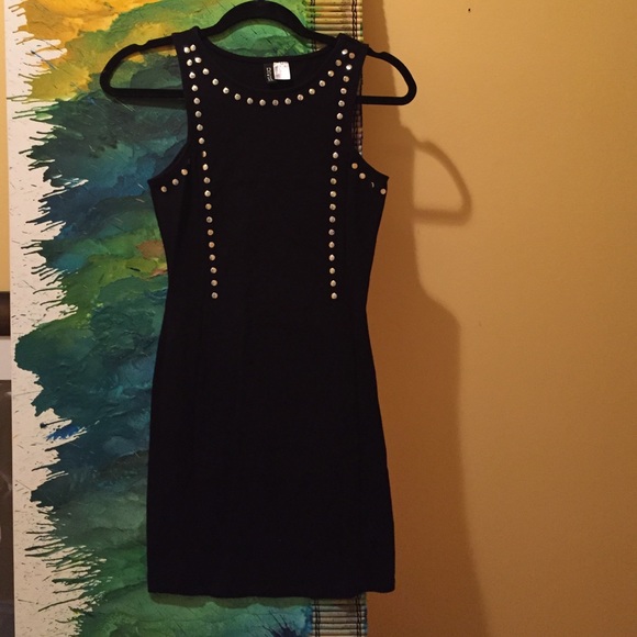 💃🏻Black sexy dress with silver details