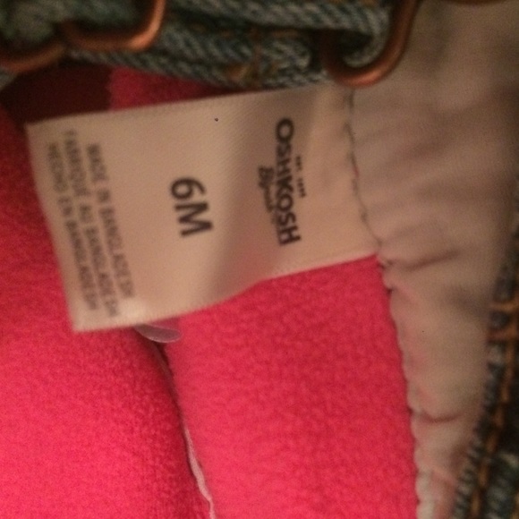 Baby girl Jean/pink overalls - Picture 4 of 4